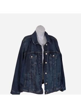 Old Navy Women's Blue jeans Jacket xxL